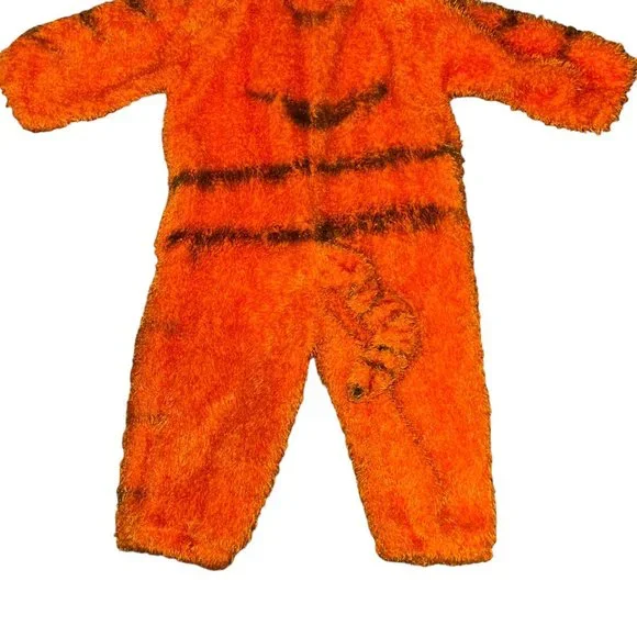 Disney Winnie the Pooh Tigger Costume Infant 24 Mo One Piece Halloween Hooded - Picture 9 of 10